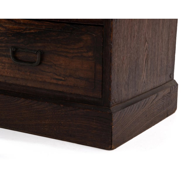 Traditional Japanese Cha Dana Tea Cabinet Tansu Mid Century For Sale - Image 13 of 14