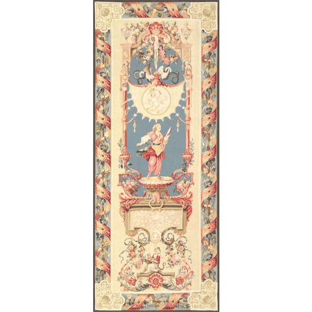 Textile 1980s French Aubusson Tapestry For Sale - Image 7 of 7