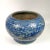 Ceramic Late 19th Century Large Blue and White Porcelain Hibachi For Sale - Image 7 of 8