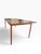 Mid-Century Modern Vintage Mid-Century Modern Formica Extendable Dining Table With Walnut Wood Legs For Sale - Image 3 of 10