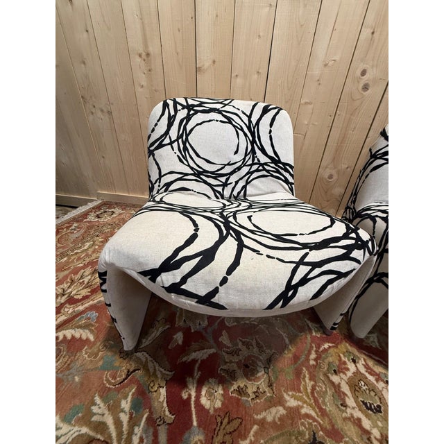 1960s Lounge Chairs by Alky Piretti, 1960s, Set of 2 For Sale - Image 5 of 7
