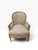 Taupe Wesley Hall Louis XVI Style Upholstered Bergère Chair For Sale - Image 8 of 14