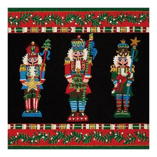 Nutcracker Pageantry Hook Rug 34" x 47" For Sale