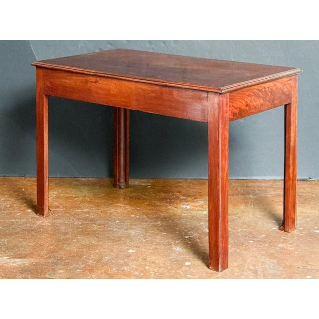 English Writing Table or Desk of Mahogany With Slide From the Georgian Period For Sale - Image 11 of 11