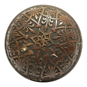 Antique Gothic Yale & Towne Bronze Knob
