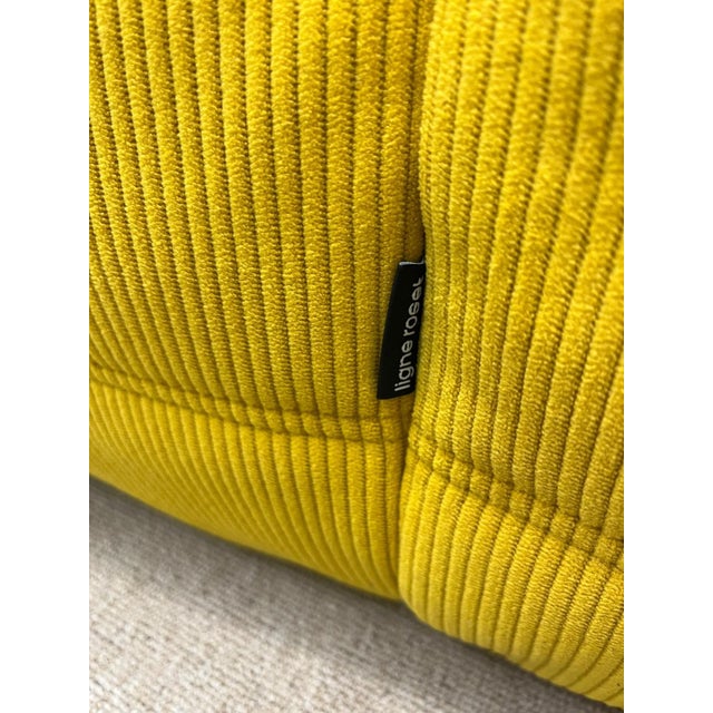Togo Three-Seater Sofa in Yellow from Ligne Roset, 2012 For Sale - Image 13 of 15