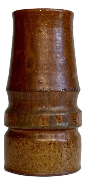 Brutalist Studio Ceramic Art Vase by Gisela Meyer-Kaufmann for Eulentöpferei Worbswede, West-Germany, 1970s