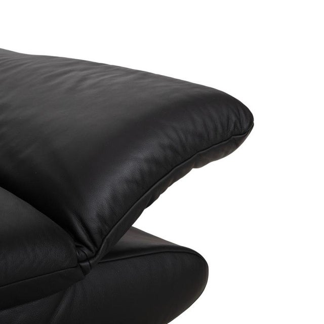 Rossini 2-Seater Sofa in Black Leather from Koinor For Sale - Image 9 of 15