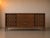Mid-Century Modern Vintage Mid Century Modern Kent Coffey Lowboy & Highboy Dresser Set. Sculpted Geometric Doors, Attributed For Sale - Image 3 of 3