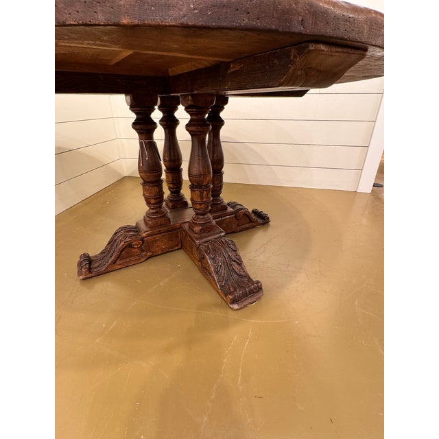 French 19th Century Round French Table For Sale - Image 3 of 11