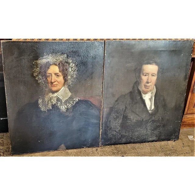 19c Portrait of an Elderly Lady in the Style of Jacob Eichholtz For Sale - Image 11 of 12