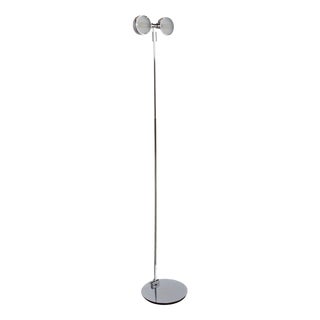 Tiltable Sento Terra Floor Lamp with Chrome Finish from Occhio For Sale