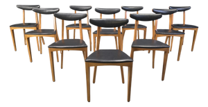 Mid-Century Belgian Dining Chairs, 1960s, Set of 10