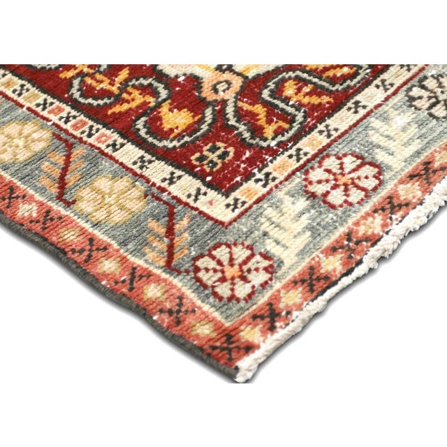 Illustration 1960s Turkish Oushak Runner For Sale - Image 3 of 7