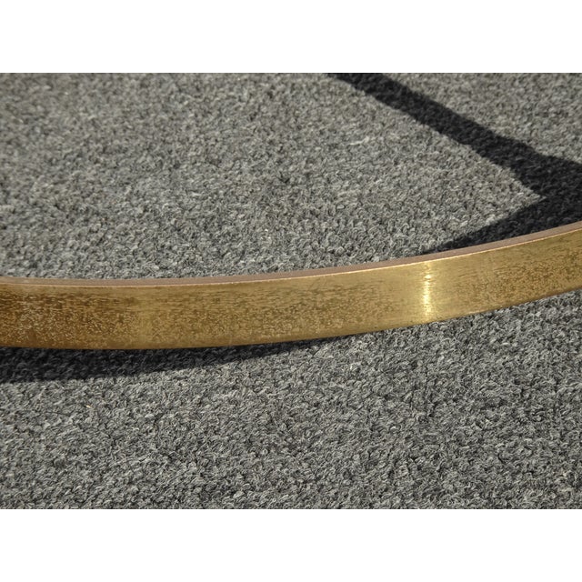 Vintage Hollywood Regency LeBarge Style Brass Coffee Table Base W Swan Heads For Sale - Image 14 of 14