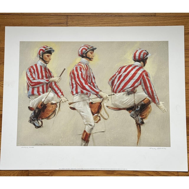 Contemporary Henry Koehler Artist’s Proof Jockey Studies II (1993) - Signed, Limited Edition of 100 For Sale - Image 3 of 7