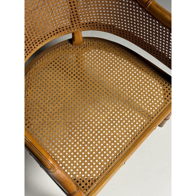 Faux Bamboo Dining Chairs, Set of 4 For Sale - Image 16 of 18