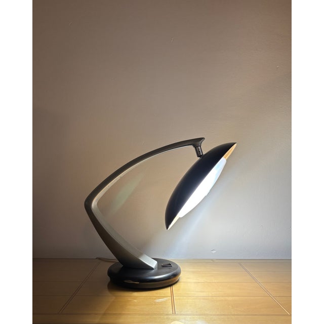 Brutalist Fase Boomerang 64 Table Lamp by Luis Pérez De La Oliva, 1960s For Sale - Image 9 of 18