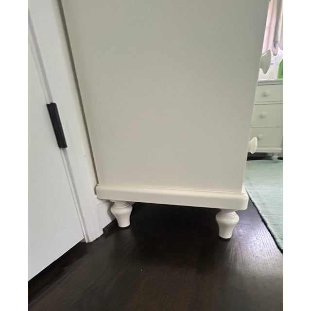 Traditional Vintage Pottery Barn Kids White Double Dresser For Sale - Image 3 of 10