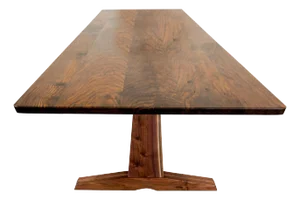 84" Columbia Trestle Table by Studio Moe in Oregon Walnut