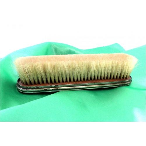 Silver Brush with Raised Floral Motifs For Sale - Image 5 of 6