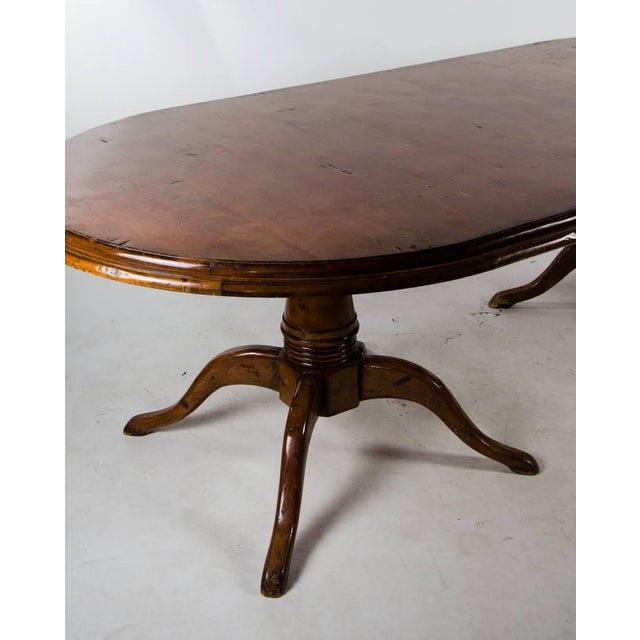 19th Century French Style Double Pedestal Dining Table Chairish