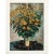 An excellent large full-color print after Impressionist painting "Vase of Chrysanthemums" by Claude Monet. Comes from a...