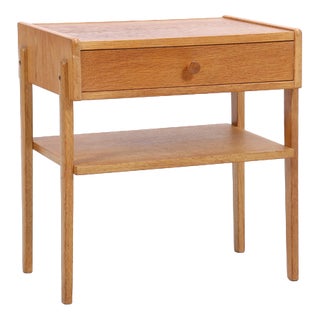 Mid-Century Oak Nightstand, 1960s For Sale