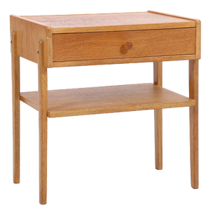Mid-Century Oak Nightstand, 1960s