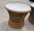 Marzio Cecchi Studio Most Rope Travertine Top Side Tables or Nightstands, a Pair For Sale - Image 11 of 12
