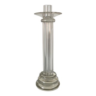 1980's Vintage Archimede Seguso Murano Glass Candle Holder For Sale