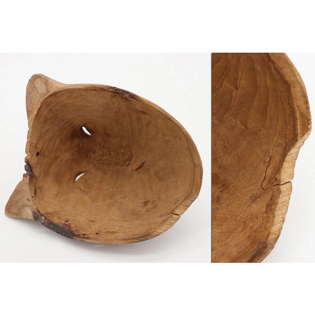 1972 Wooden Peruvian Folklore Owl Mask For Sale - Image 10 of 11