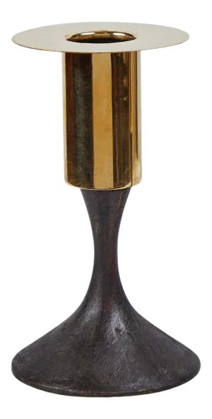 Carl Auböck #7234 Brass Candleholder- A Pair
