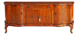Original Italian Antique Serpentine Buffet