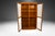 Mid-century teak lighted display / China Cabinet by Skovby Mobelfabrik A/S, Minimalist Danish Modern inspired profile....