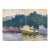 Original River Landscape Oil Painting, Ukrainian Artist, 1960s For Sale