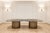 Modern 132" Irregular Shape Luxury Kaylee Dining Table in Brass For Sale - Image 4 of 11