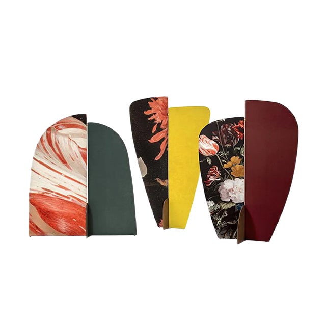Kazimir Screens with Floral Pattern by Julia Dodza for Colé, Set of 3 For Sale