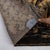 Taupe Belgian Woodland Deer Tapestry in Slate Blue and Taupe With Silk Fringe For Sale - Image 8 of 13