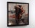 Contemporary Outside the Box by Calvin Lai | Oil on Wood Panel Portrait of a woman with tattoos. For Sale - Image 3 of 5
