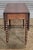 Early 20th Century American Bench Made Mahogany Drop Leaf Table Carved Twisted Barley Legs For Sale - Image 4 of 8