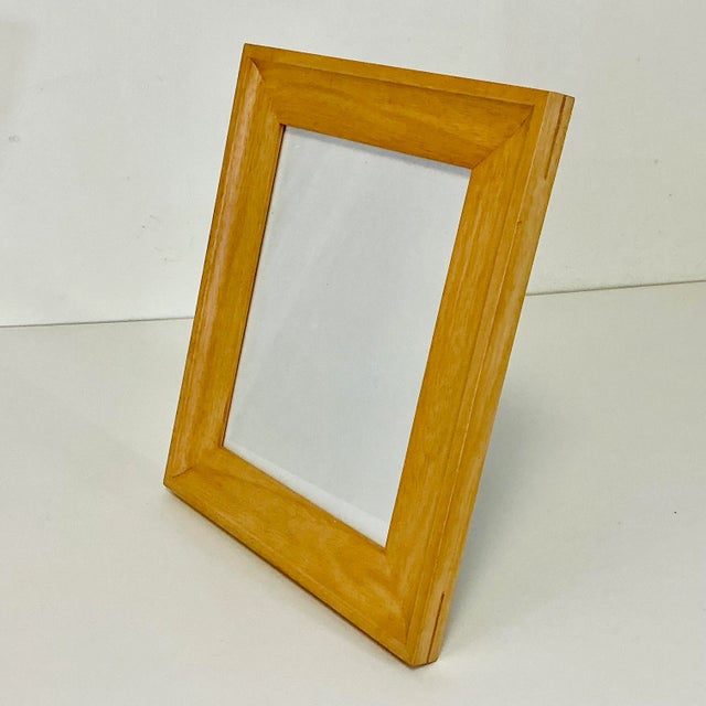 Farmhouse Vintage Arts & Crafts Farmhouse Boho Chic Fruit Wood Picture Frame. For Sale - Image 3 of 10