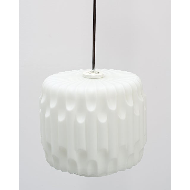 Opaline Glass Lamp by Josef Hurka for Napako, 1960s, in Very Good conditions. Designed 1960 to 1969 I have official proof...