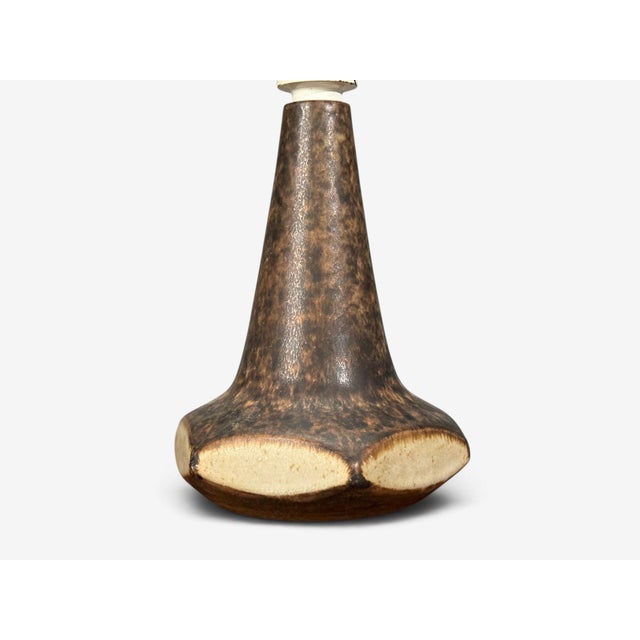 Brown 1960s Marianne Starck, Table Lamps, Brown Stoneware - Pair For Sale - Image 8 of 14