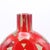 "Intariso" Italian art glass vase by Ercole Barovier. Made by Barovier & Toso. Clear,red and grey glass fused with...