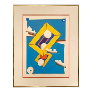 Ken Kusaka Signed + Framed Lithograph