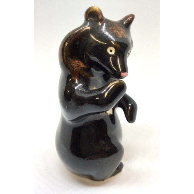 Vintage Porcelain Bear Figurine For Sale In Portland, ME - Image 6 of 11