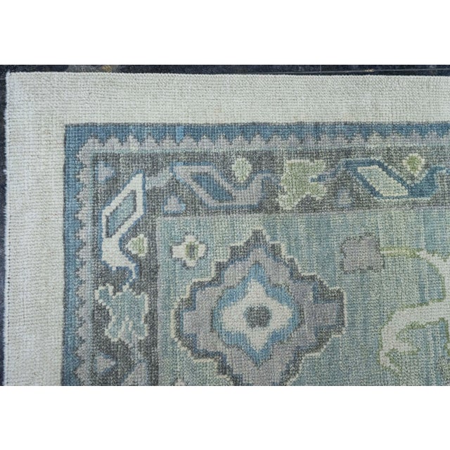 Early 21st Century Turkish Oushak Rug 12'6" x 14'11" #20397 For Sale - Image 5 of 8