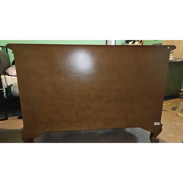 French 1990s Dresser Theodore Alexander French Chateau-Style Walnut Commode For Sale - Image 3 of 10