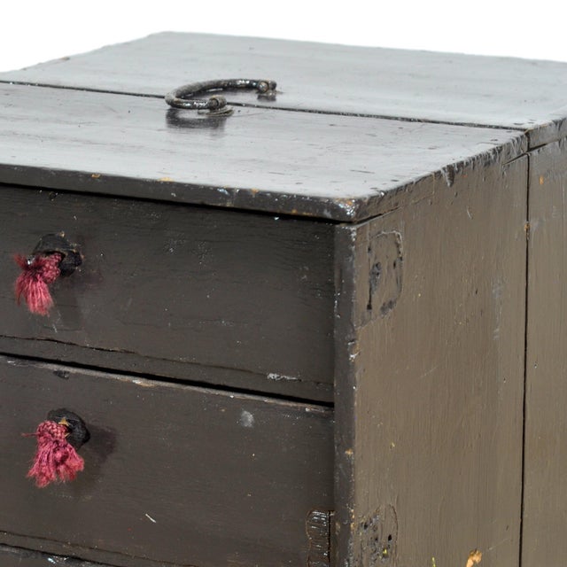 Small Japanese Chest of Drawers, 1900 For Sale - Image 6 of 8
